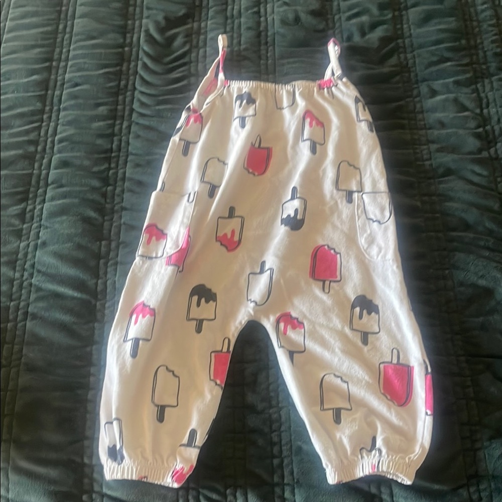 Ice Cream Print Jumpsuit